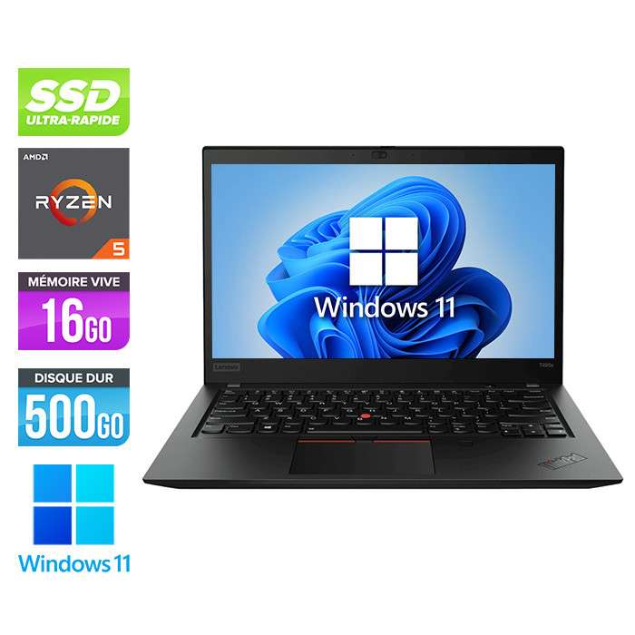 Lenovo ThinkPadT495 14型ノートPC ※win10 Lenovo ThinkPadT495 14型